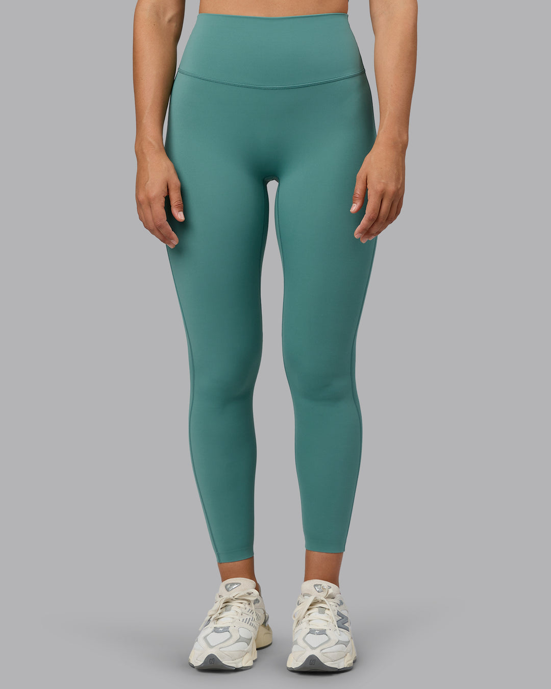 Woman wearing Elixir Ultra High-Rise Full Length Legging - Sagebrush