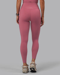 Woman wearing Elixir Ultra High-Rise Full Length Legging Pockets - Mauve Haze