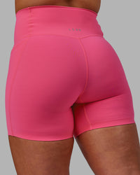 Elixir Ultra High-Rise 6" Short Pockets - Carmine Rose