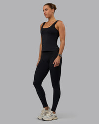 Woman wearing Elixir Ultra High-Rise Tall Legging Pockets - Black