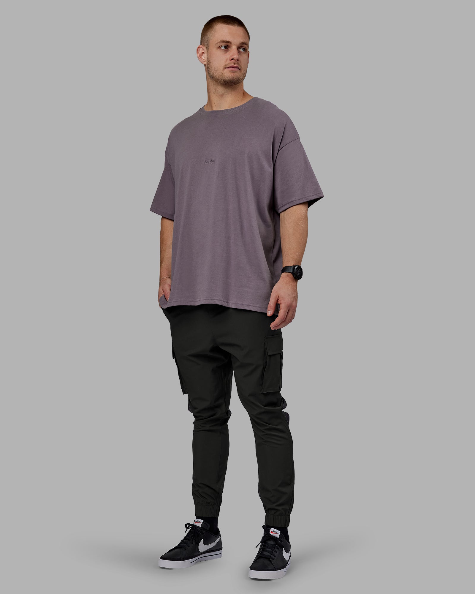 Energy Stretch Performance Cargo Joggers - Pirate Black | LSKD