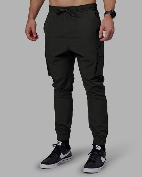 Energy Stretch Performance Cargo Joggers Pirate Black LSKD