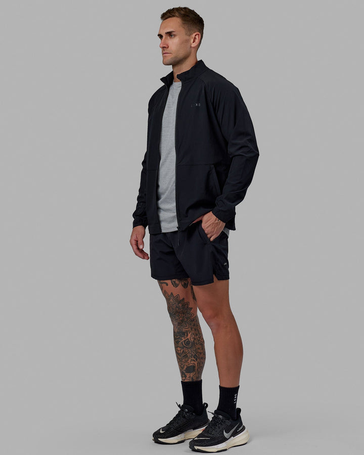 Man wearing Energy Stretch Performance Jacket - Black