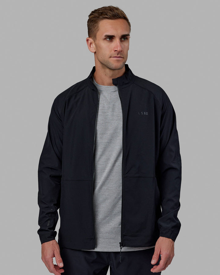 Man wearing Energy Stretch Performance Jacket - Black
