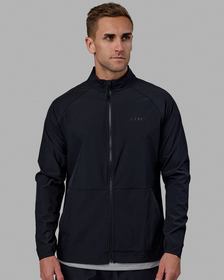 Man wearing Energy Stretch Performance Jacket - Black