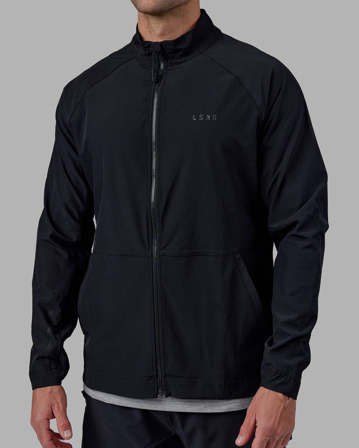 Man wearing Energy Stretch Performance Jacket - Black