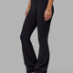 Woman wearing Everyday Flare Tight With Pockets - Black
