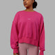 Woman wearing Everyday Slouch Sweater - Ultra Pink