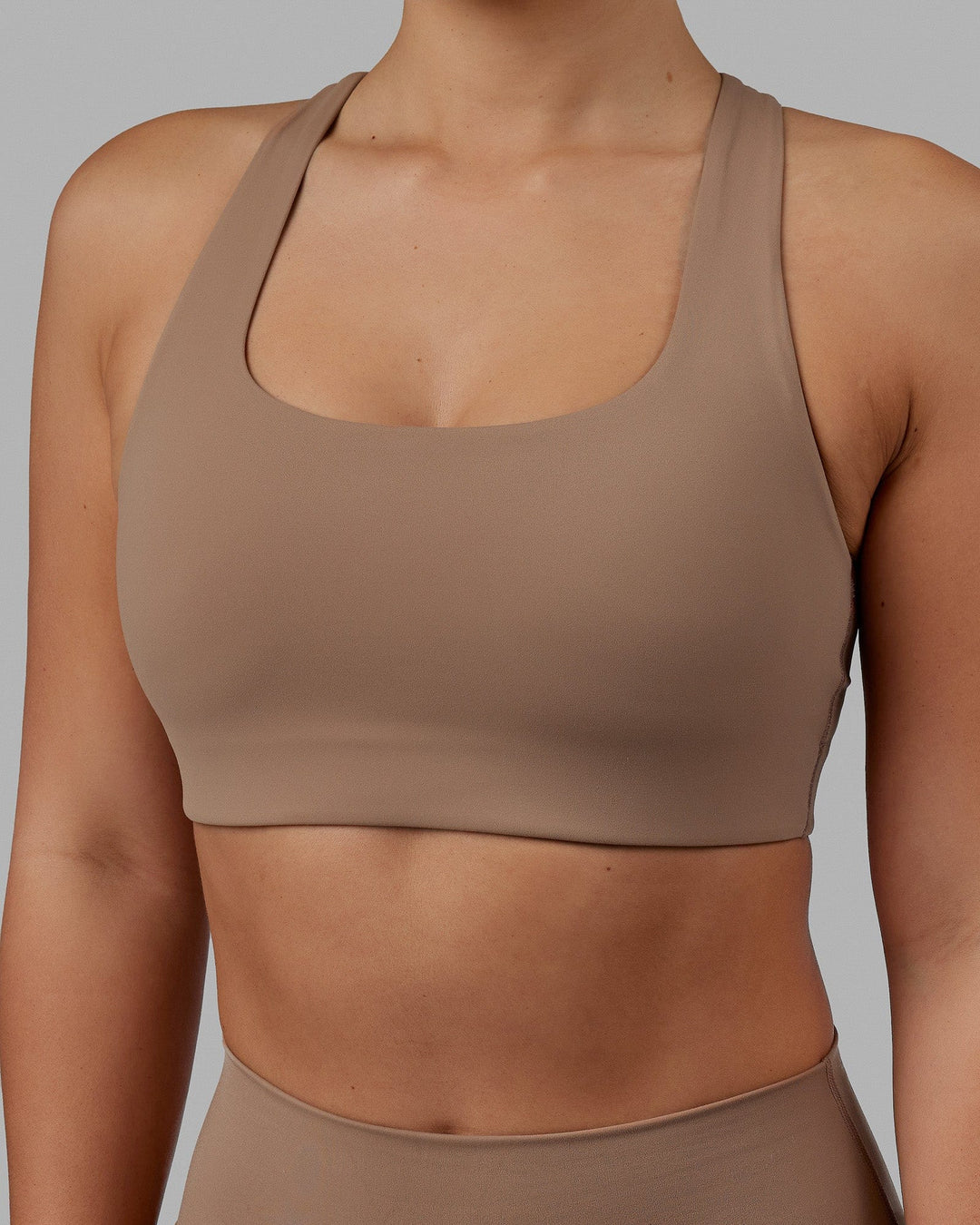 Woman wearing Evolve Bra - Doe