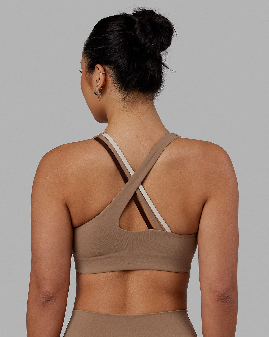 Woman wearing Evolve Bra - Doe