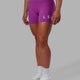 Woman wearing Evolved X-Short Tights - Orchid-White