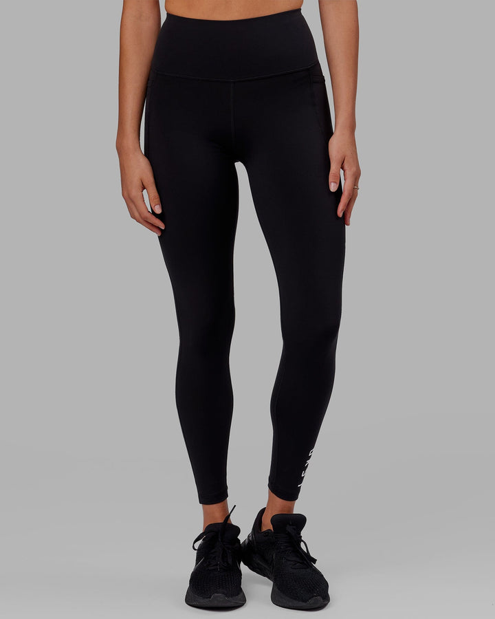 Woman wearing Flux Full Length Tight - Black