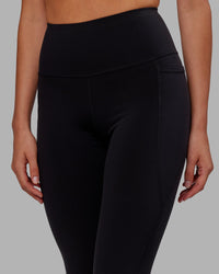 Woman wearing Flux Ultra High-Rise Full Length Legging Pockets - Black