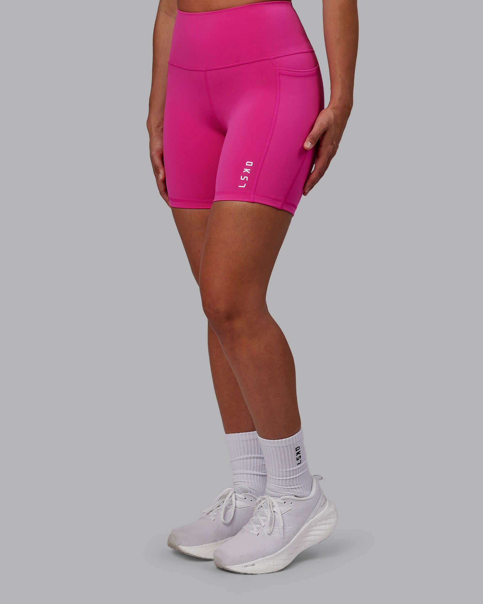 Flux Mid Short Tights Fuchsia Pink LSKD