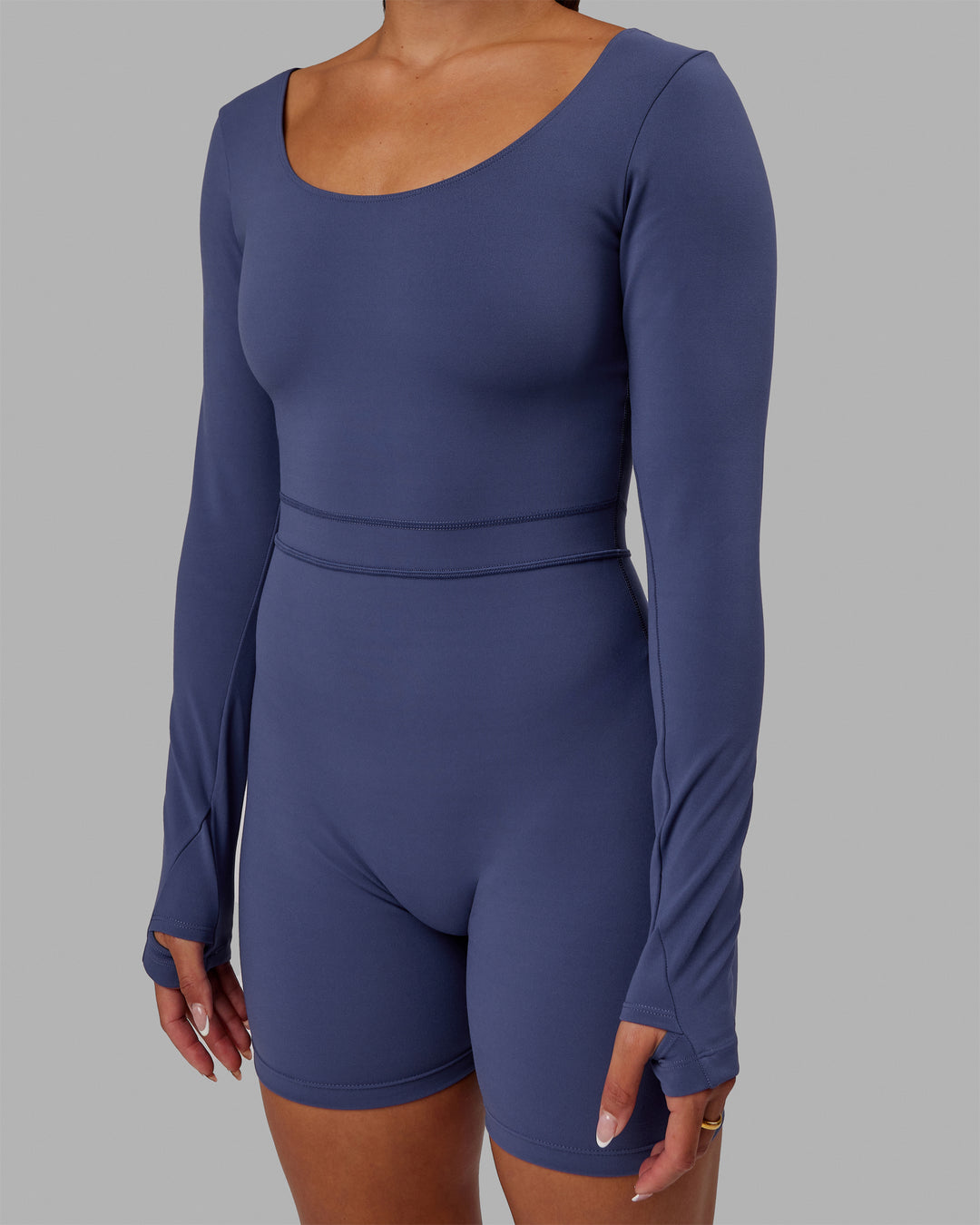 Focus Long Sleeve Bodysuit - Future Dusk