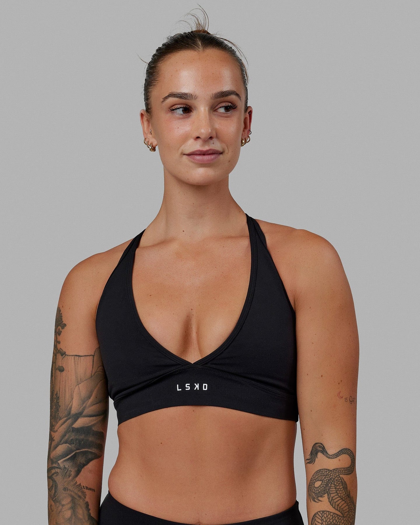asdoklhq Sports Bras for Women,And Large Non-ring Side Wrap Bra Large Chest  Show Small Bra Bra 