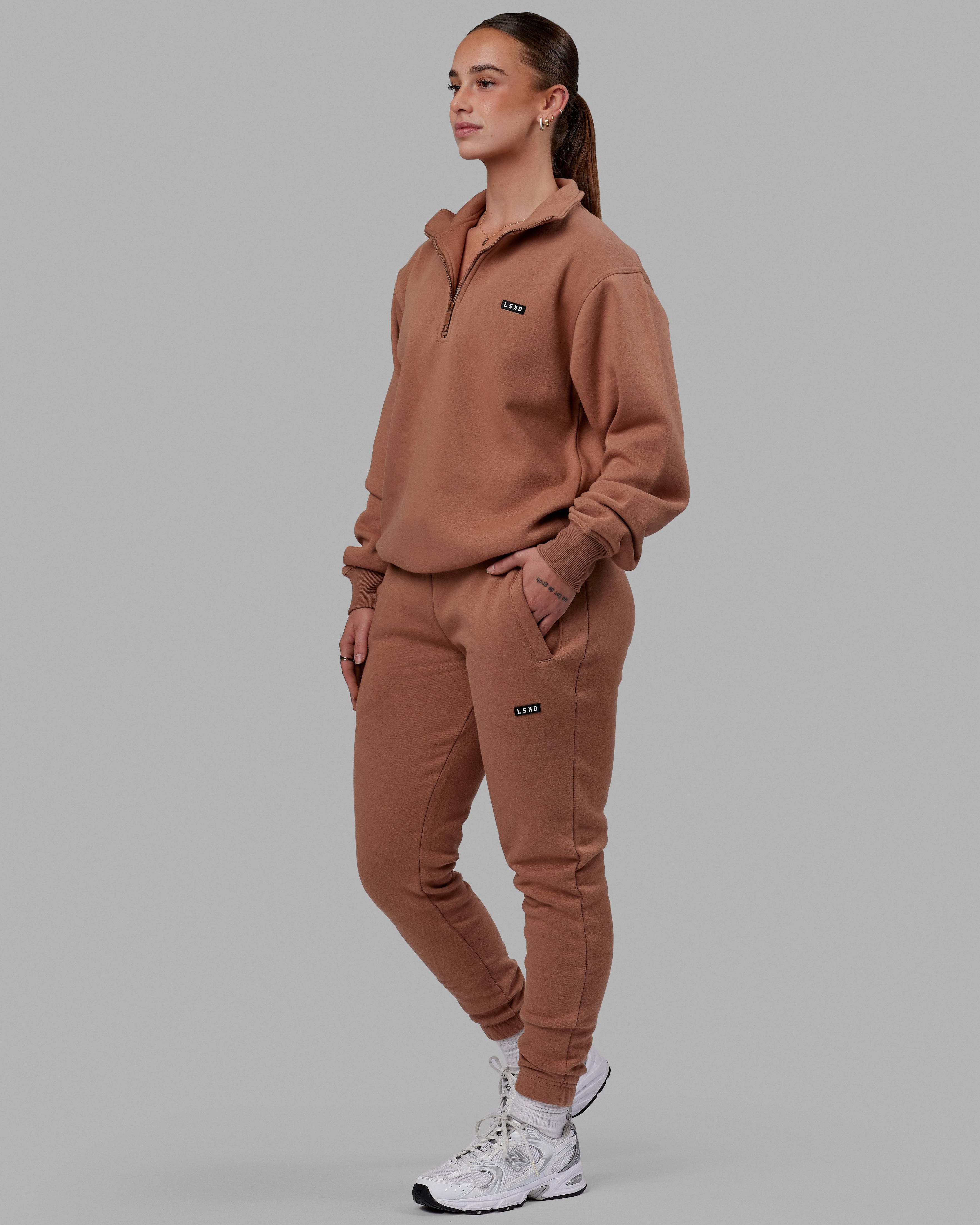 Unisex Fundamental Track Pants Raw Umber LSKD