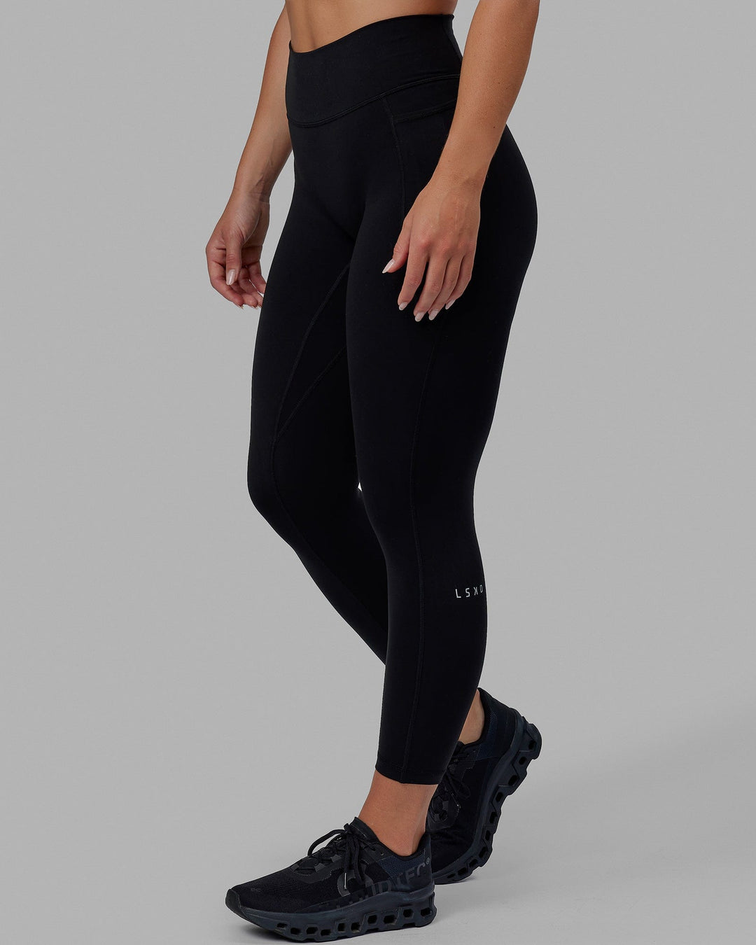 Lululemon Tight Stuff II Black Reflective Leggings - Athletic apparel