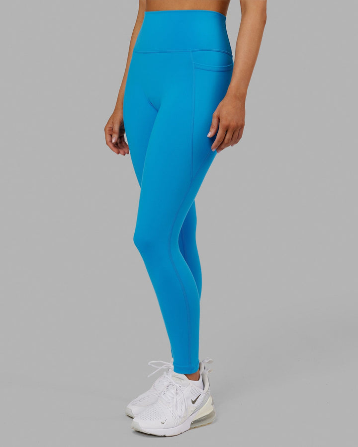 Fusion Full Length Tight - Ibiza Blue