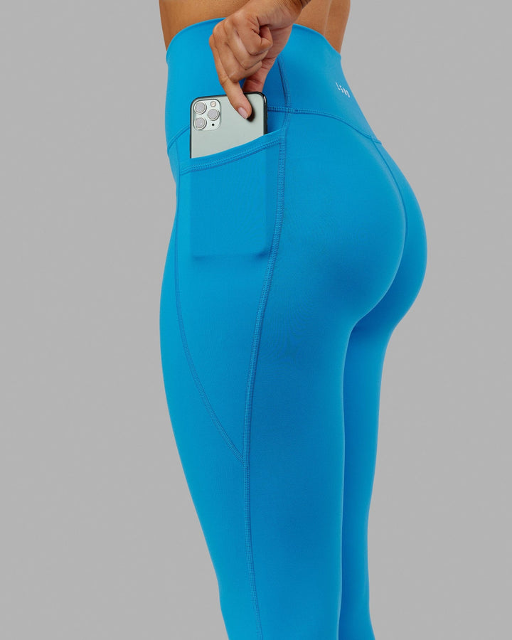 Fusion Full Length Tight - Ibiza Blue