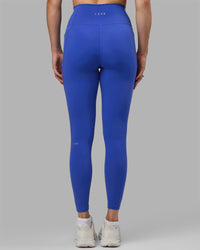 Woman wearing Fusion Ultra High-Rise Full Length Legging Pockets - Power Cobalt | Model:Hannah | Size:S