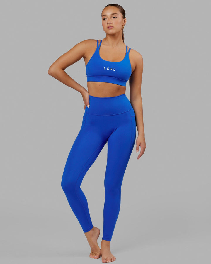 Fusion Full Length Tights - Strong Blue