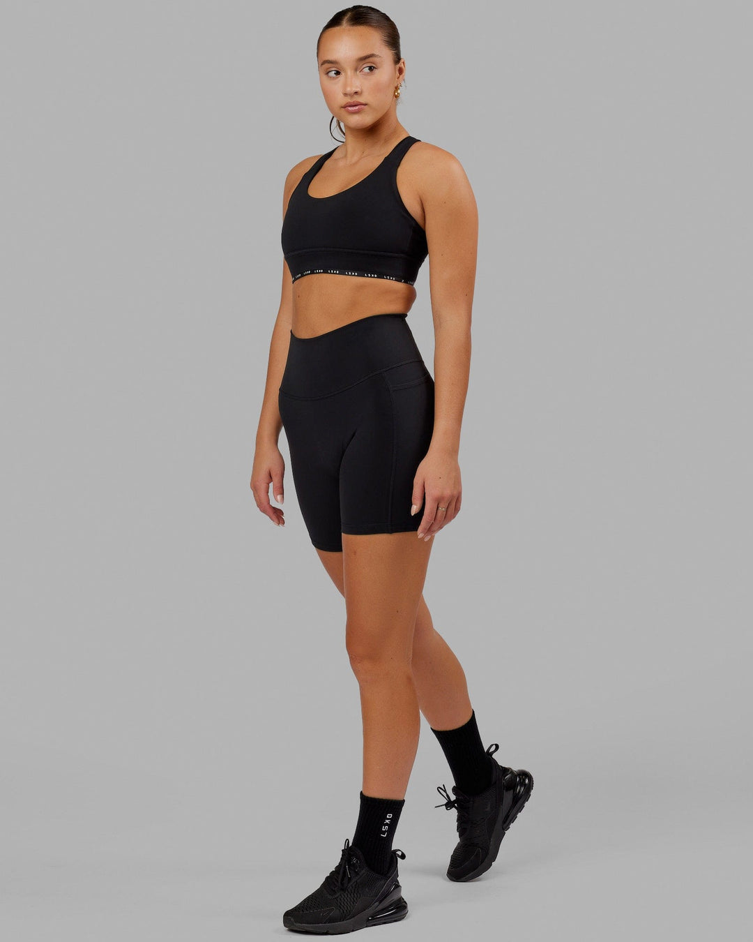 Fusion Mid Short Tights - Black