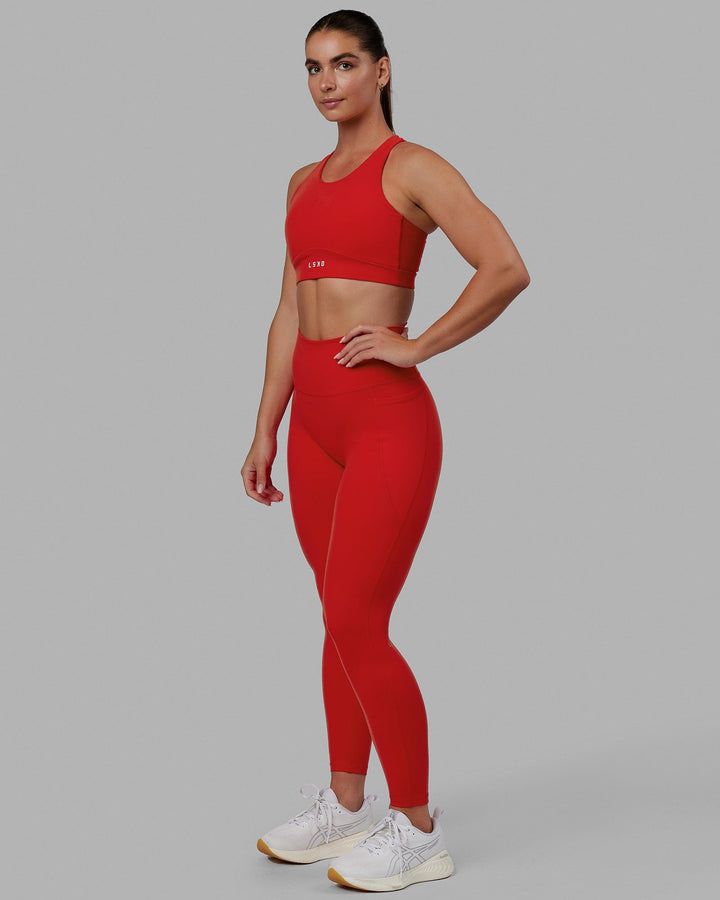 Fusion Sports Bra - Infrared