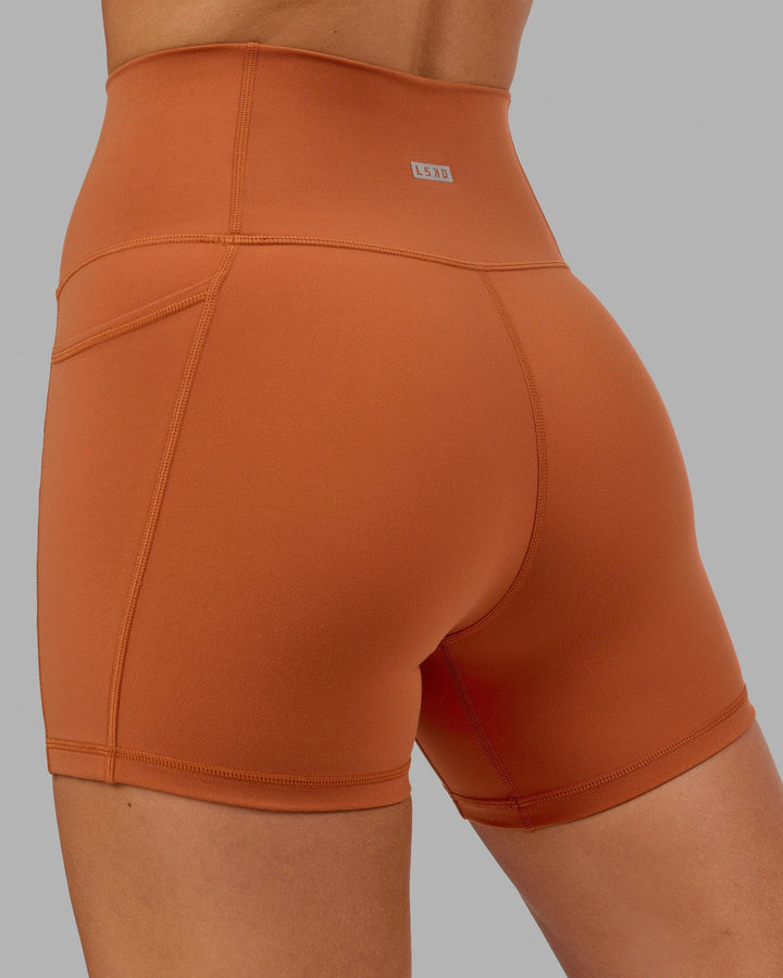 Woman wearing Fusion X-Short Tight - Auburn