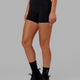 Woman wearing Fusion X-Short Tight - Black