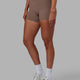 Woman wearing Fusion X-Short Tight - Deep Taupe
