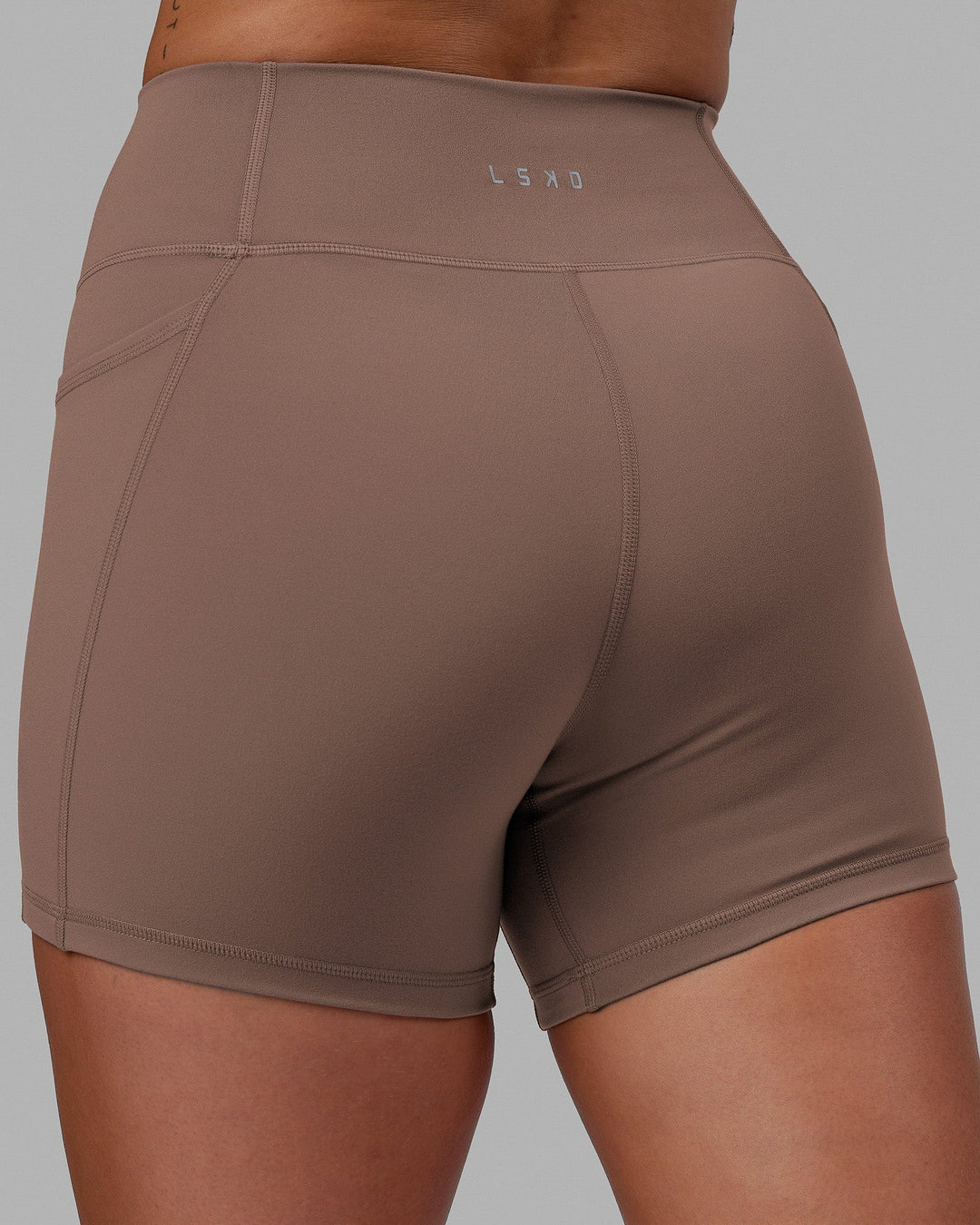 Woman wearing Fusion X-Short Tight - Deep Taupe