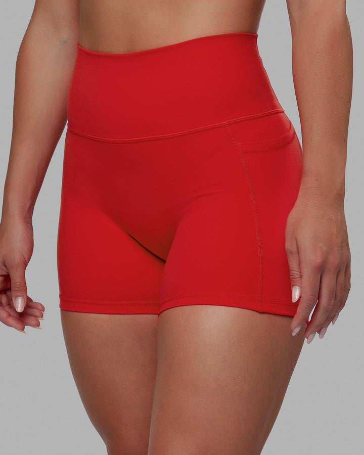 Woman wearing Fusion X-Short Tight - Infrared