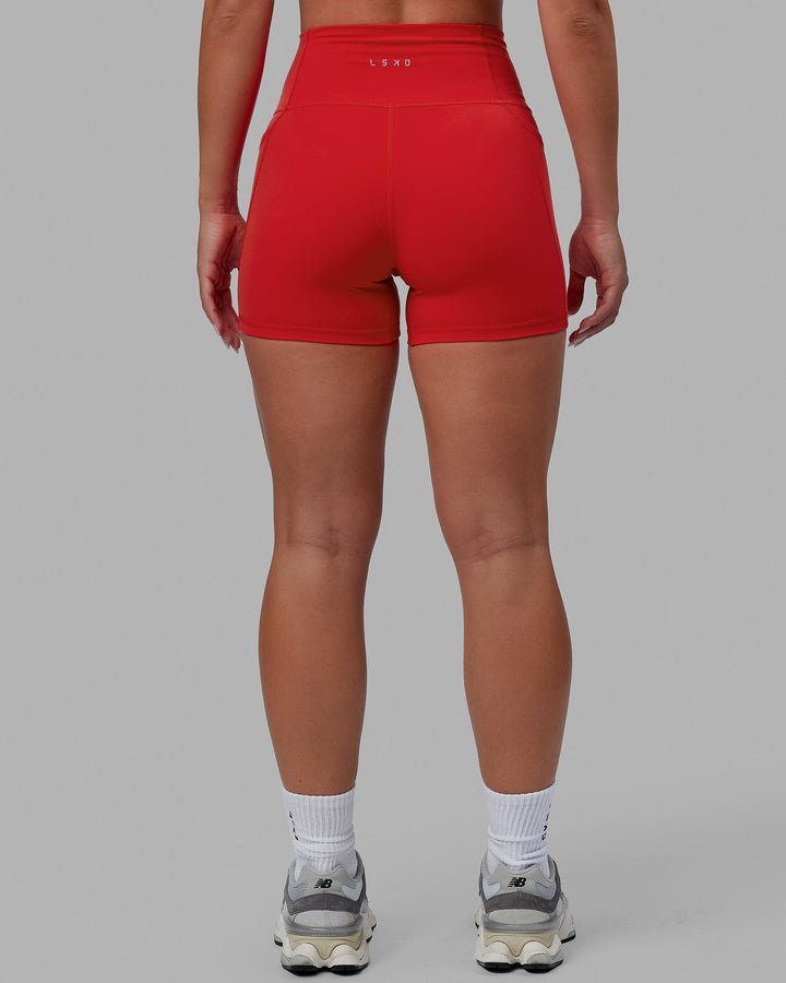 Woman wearing Fusion X-Short Tight - Infrared