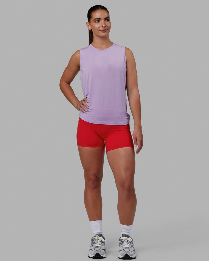 Woman wearing Fusion X-Short Tight - Infrared