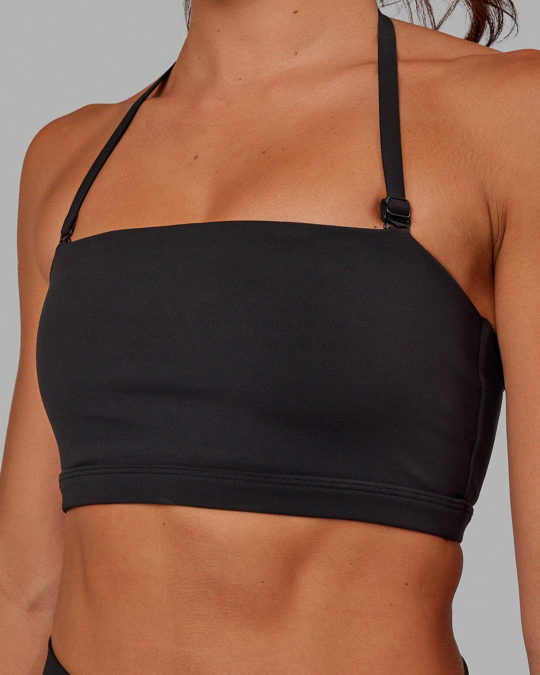 Woman wearing Inspire Sports Bra - Black