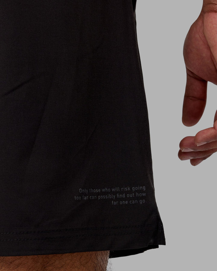 Man wearing Intensity 7" Performance Short - Black