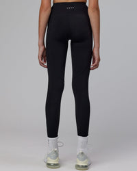 Rep 7/8 Length Tight - Black-Hyper Teal