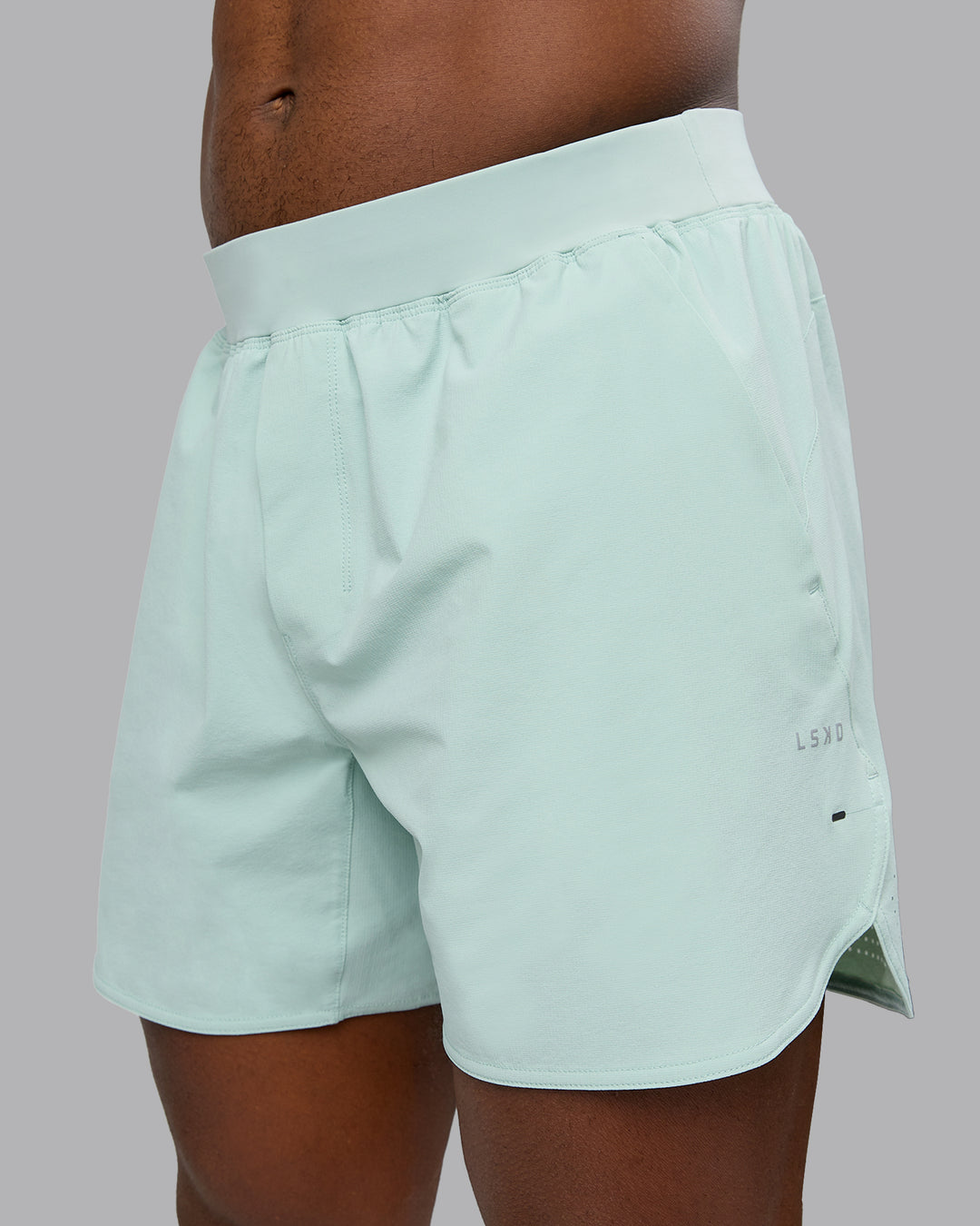 Man wearing Lift 6&quot; Performance Short - Blue Haze | Model:Sam | Size:L