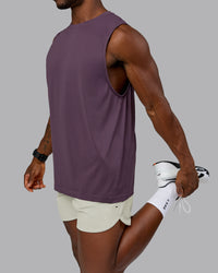 Man wearing Lift 6" Performance Short - Bone | Model:Sam | Size:L