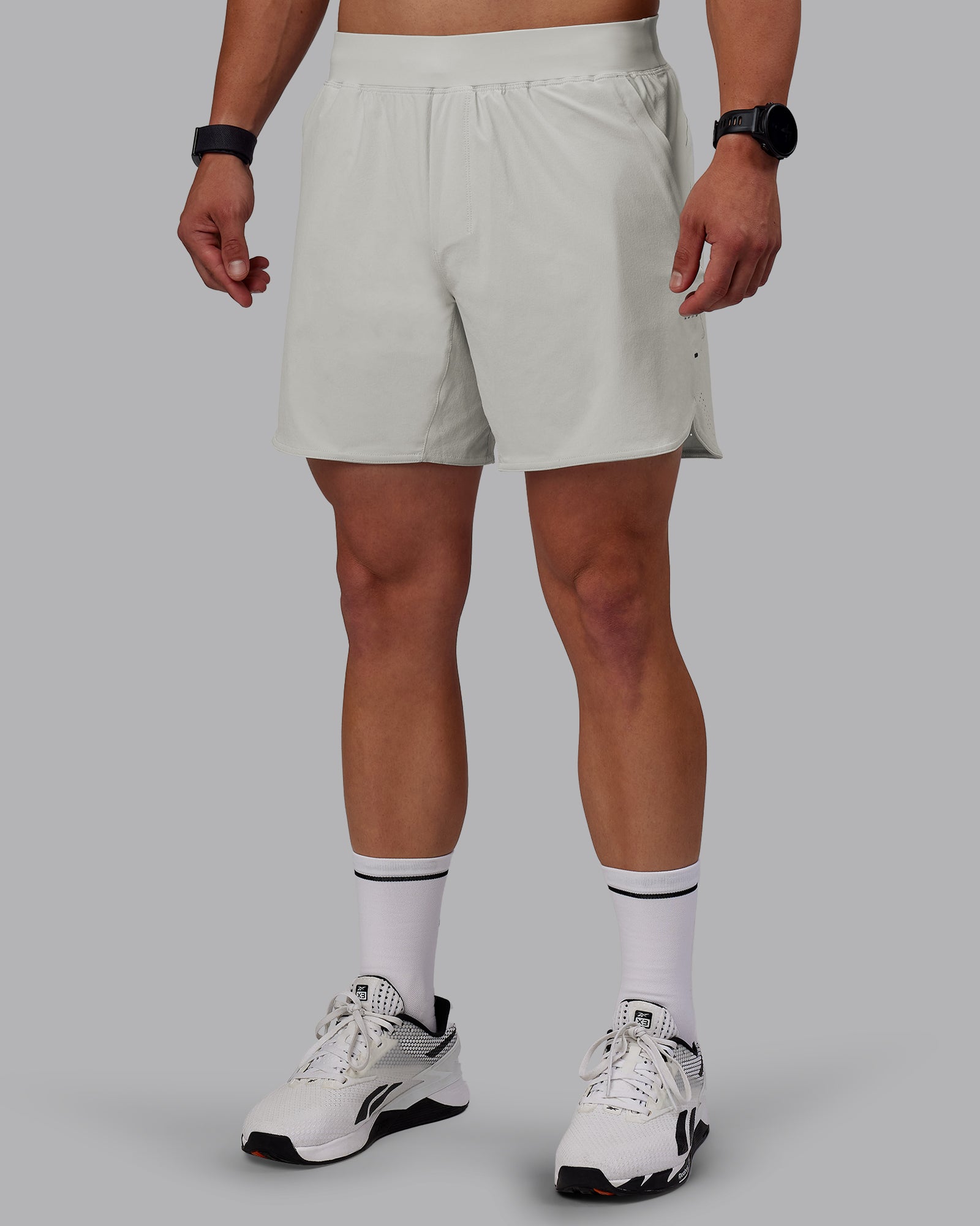 Man wearing Lift 6" Performance Shorts - Digital Mist