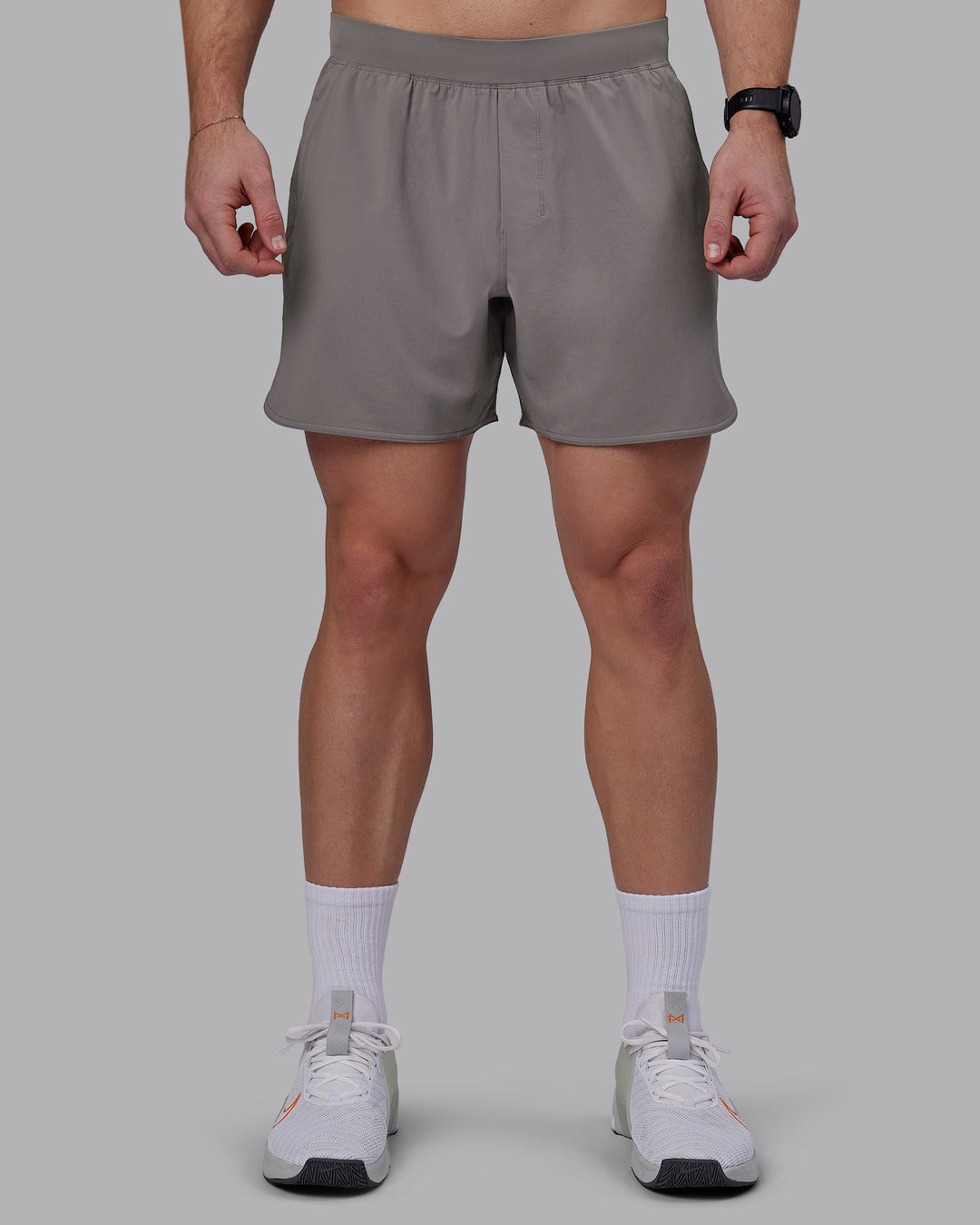Man wearing Lift 6" Performance Shorts - Storm Front