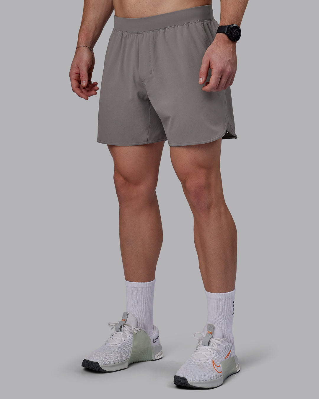 Man wearing Lift 6" Performance Shorts - Storm Front