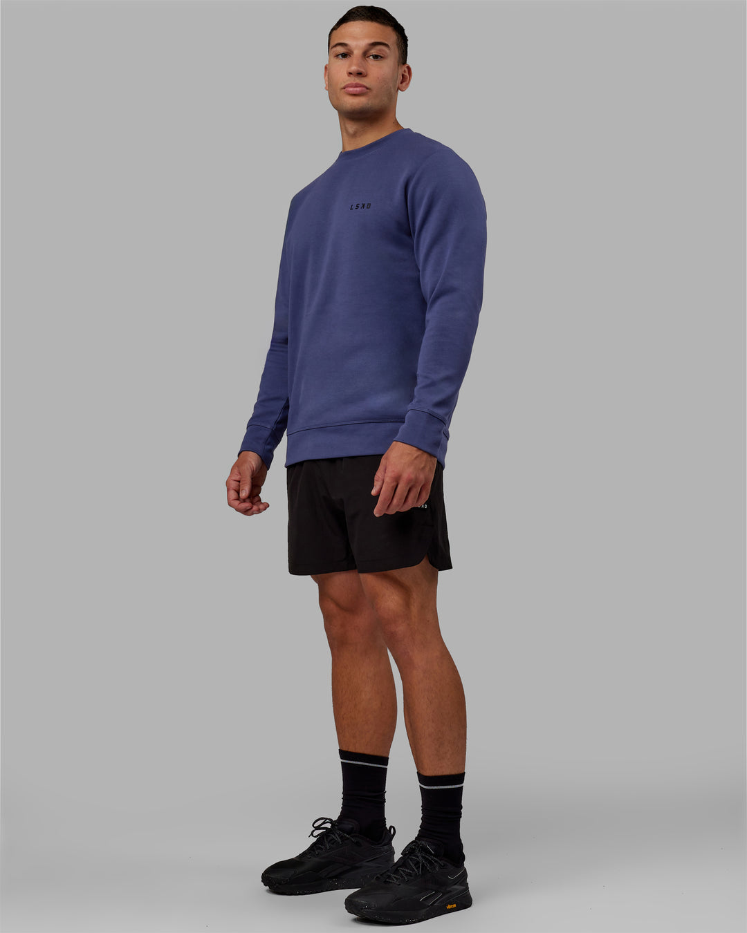 Man wearing Athlete ForgedFleece Sweater - Future Dusk