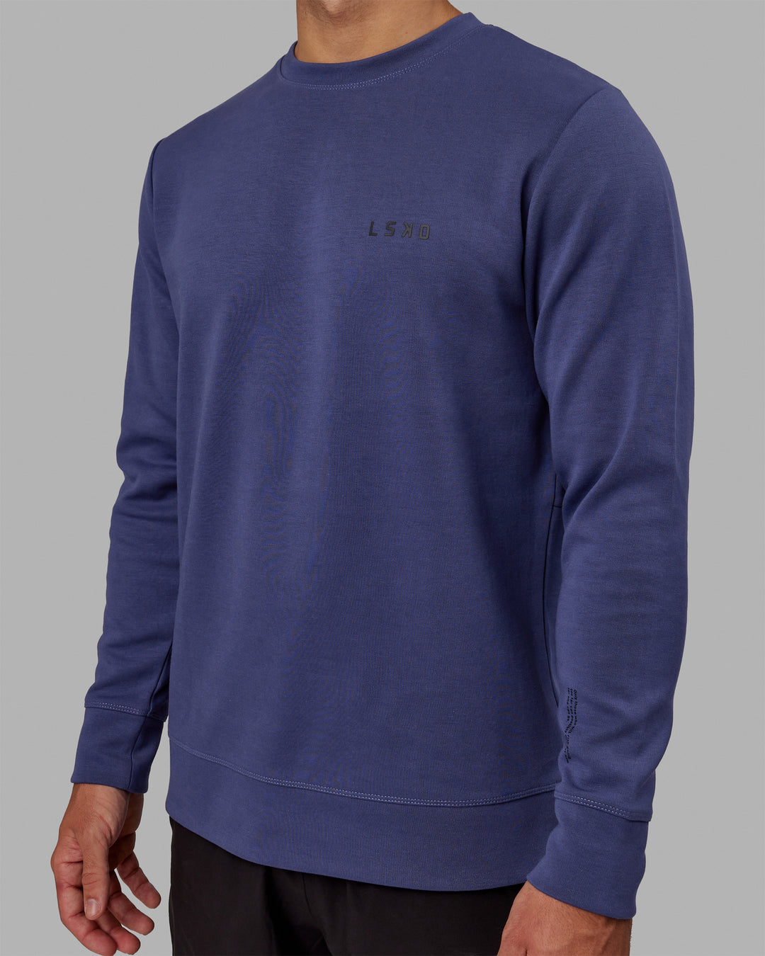 Man wearing Athlete ForgedFleece Sweater - Future Dusk