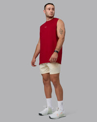 Man wearing Restore 6" CloudFLX Shorts - Ivory