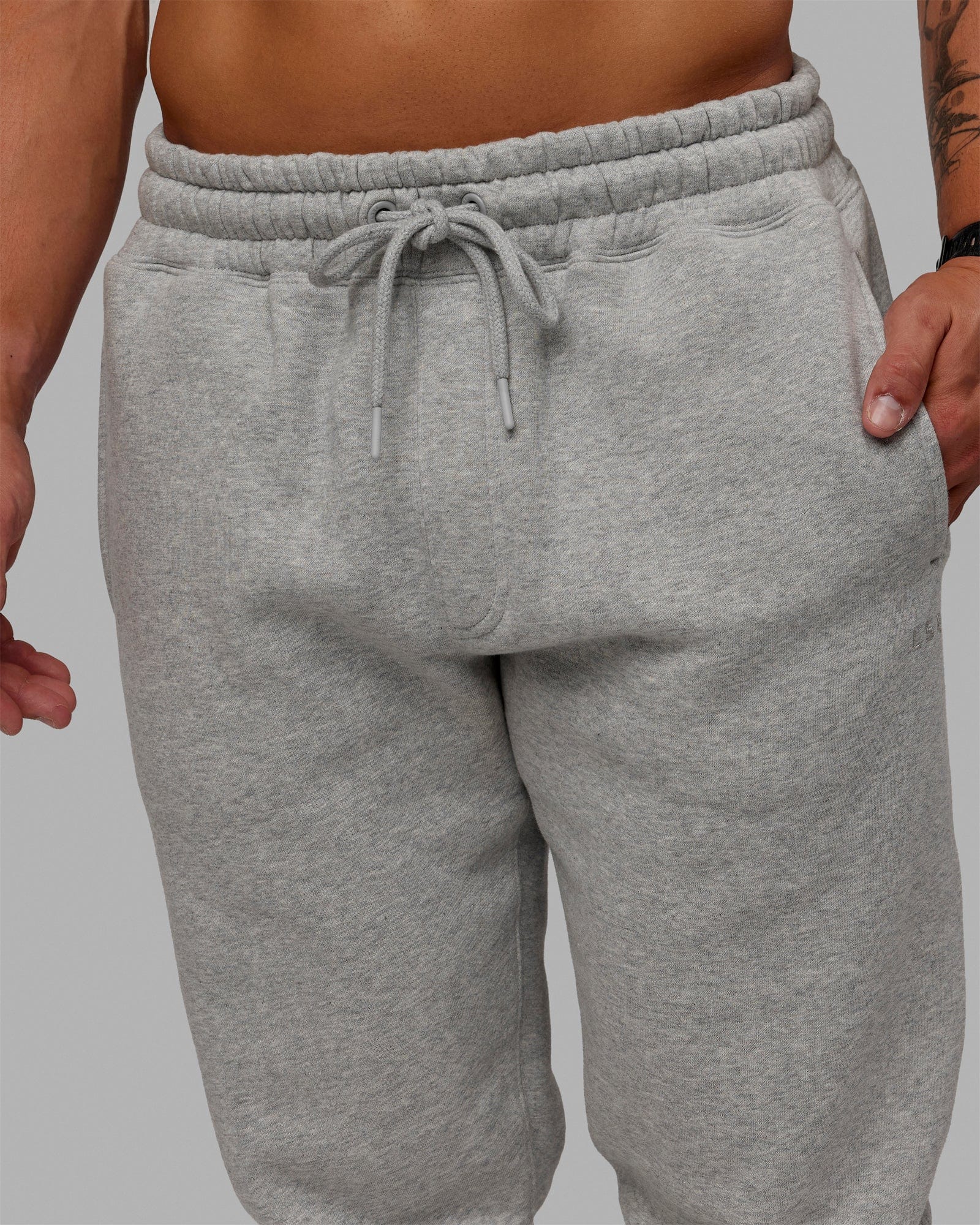 Grey mens track pants sales
