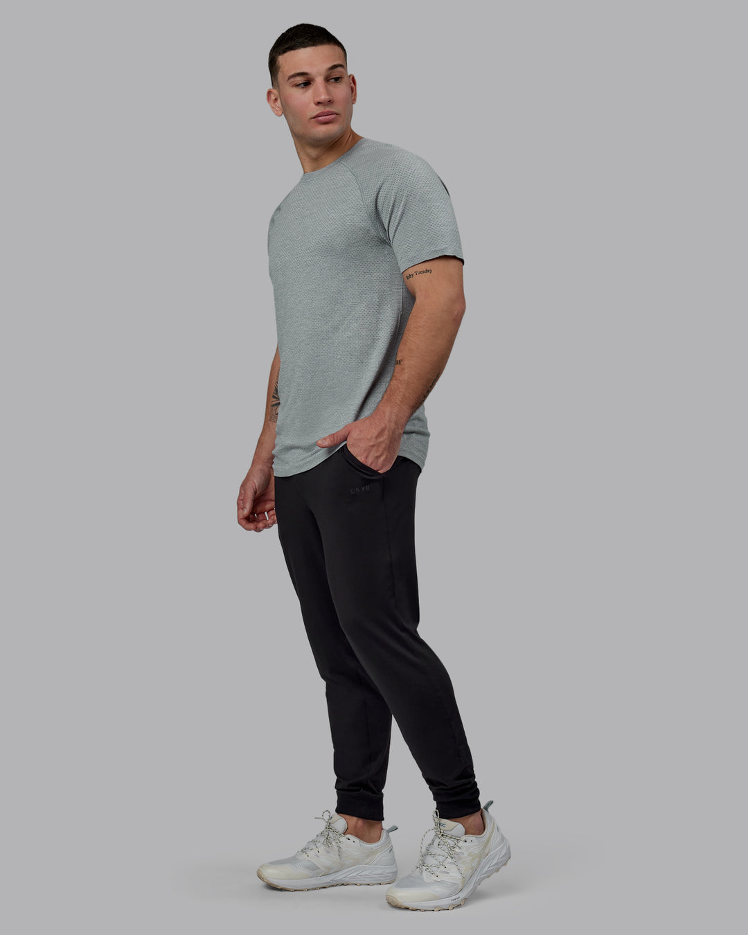 Man Wearing Restore CloudFLX Jogger - Black