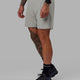 Man wearing UltraAir 6" Lined Performance Short - Alloy