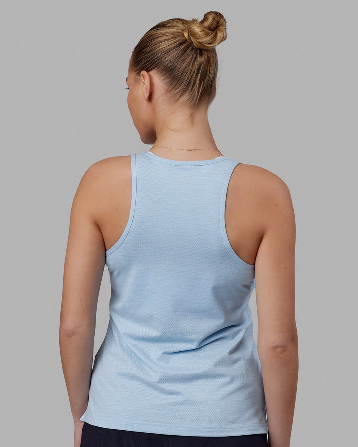 Woman wearing Perform VapourFLX Tank - Windsurfer Marl